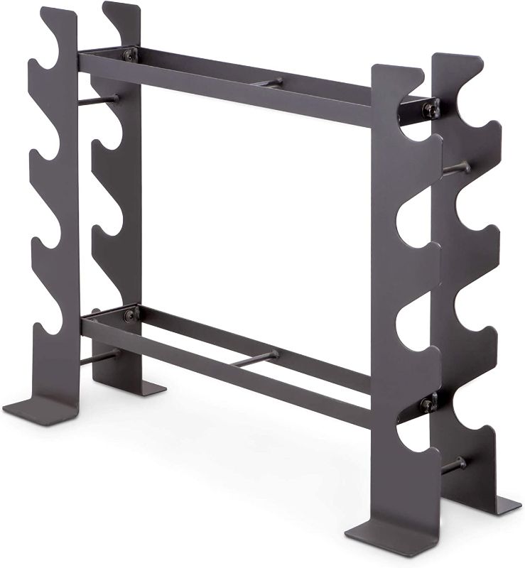 Photo 1 of Marcy Compact Dumbbell Rack Free Weight Stand for Home Gym DBR-56 , Black, 20.50 x 8.50 x 27.00 inches
