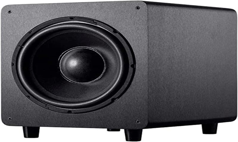 Photo 1 of Monoprice SW-15 600 Watt RMS 800 Watt Peak Powered Subwoofer - 15in, Ported Design, Variable Phase Control, Variable Low Pass Filter, for Home Theater - 33/50