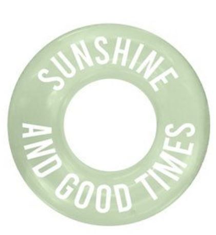 Photo 1 of  Poolcandy Large 'Sunshine Good Times' Pool Tube, 42"