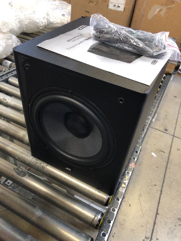 Photo 2 of Monoprice 10in Powered Studio Multimedia Subwoofer with 200W Class AB Amp and Composite Cone
