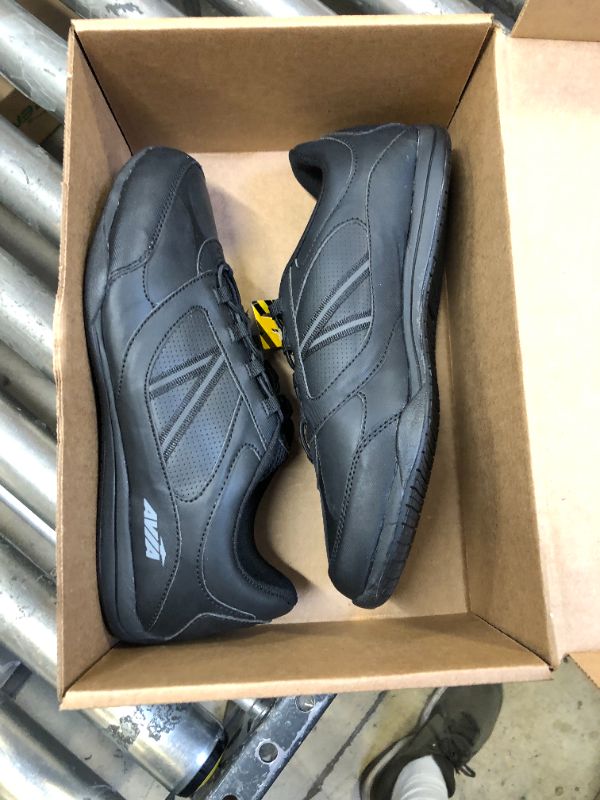 Photo 2 of Avia Focus Black Non Slip Shoes for Women – Comfort Slip On Shoes for Work, Nursing, Restaurants, & Walking 11 Wide Black
