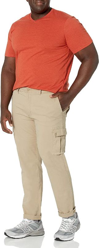 Photo 1 of Amazon Essentials Men's Tan Cargo Pants