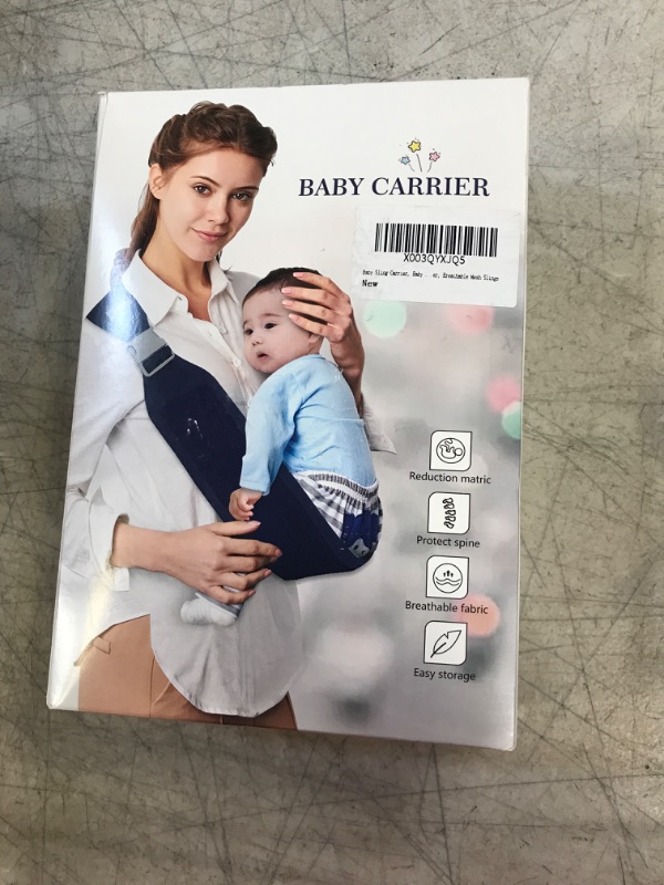 Photo 1 of Baby Sling Carrier - Navy - Breathable Mesh Sling