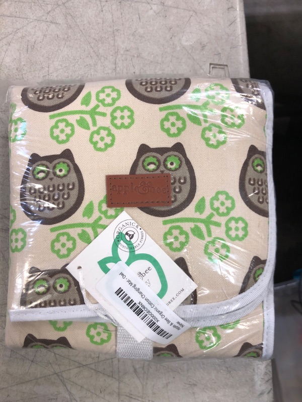 Photo 2 of Apple & Bee Organic Cotton Changing Mat - Owl