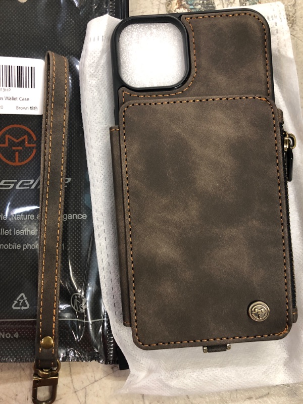 Photo 1 of Vinich iPhone 14 Plus Phone Case, iPhone 14 Plus Wallet Case with Card Holder, iPhone 14 Plus Case for Women Men with Kickstand RFID Blocking Zipper Strap