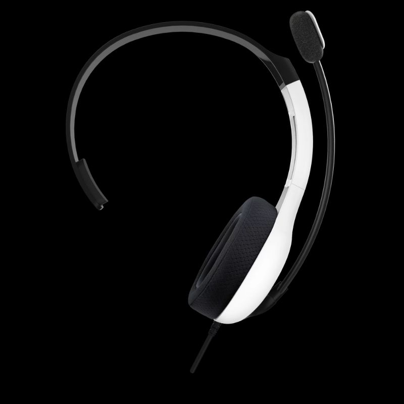 Photo 1 of PDP Gaming LVL30 Wired Chat Headset With Noise Cancelling Microphone: White - PlayStation 5, PlayStation 4, PC
