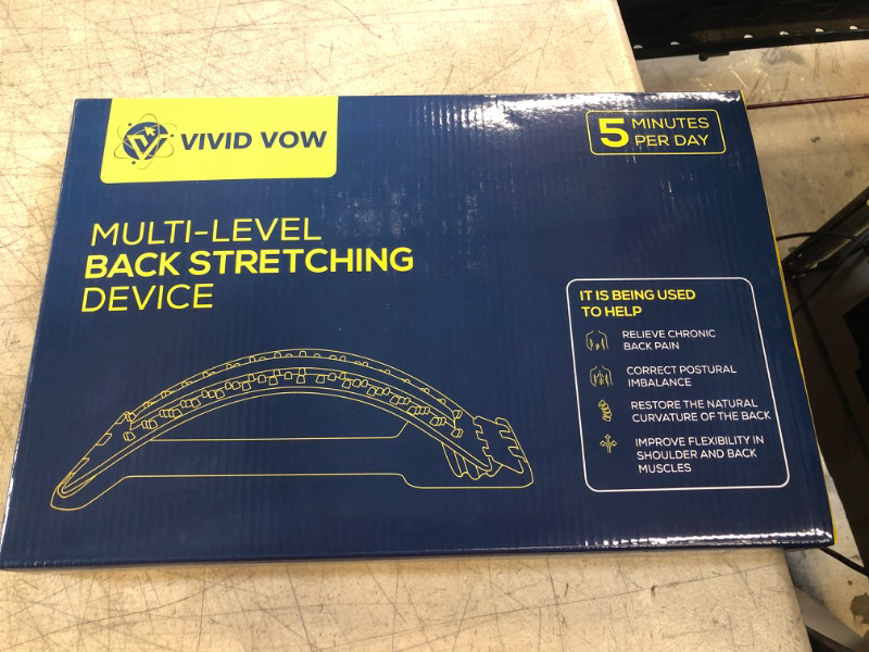 Photo 2 of Back Stretcher for Lower Back Pain Relief -Spine Board Back Cracker Device -Multi-Level Spine Deck Back Stretcher-Lumbar Stretcher for Back Pain Relief is Used for HERNIATED DISC, Sciatica, Scoliosis