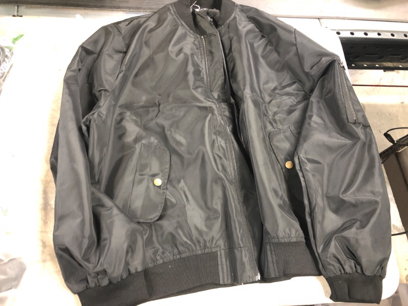 Photo 1 of bomber jacket- black 
size - xl 