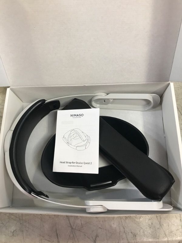 Photo 1 of NIMASO Head Strap for Oculus quest 2 / Meta quest 2, Adjustable Knob Head Strap for Stability and Comfort in VR, Replacement for Elite Strap, Convenient and Comfortable