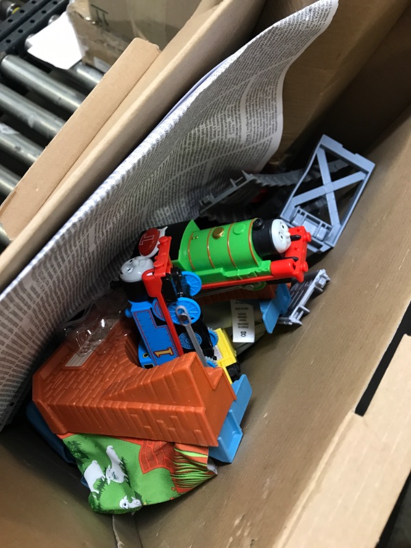 Photo 1 of Thomas & Friends Talking Thomas & Percy Train Set, Motorized Train and Track Set for Preschool Kids Ages 3 Years and Older Standard Talking Thomas & Percy Train Set
