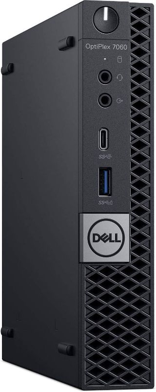 Photo 1 of (Newest Model) Dell Optiplex 7060 Micro Factor Desktop Computer Intel Core i5-8600T 16GB DDR4 256 GB SSD Windows 10 Pro (Renewed)
