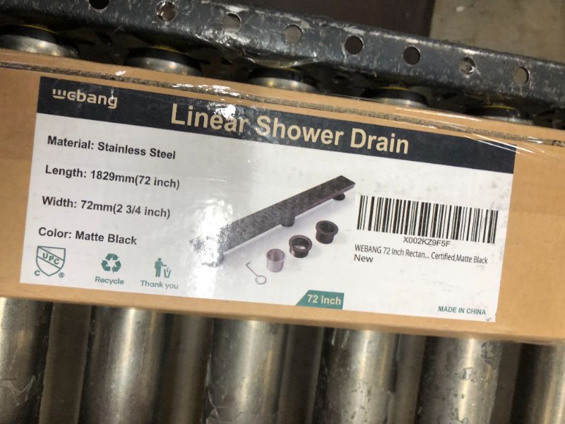 Photo 1 of 5ft linear shower drain