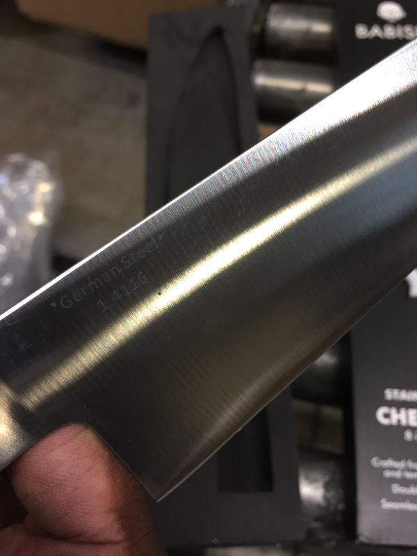 Photo 8 of Babish High-Carbon 1.4116 German Steel Cutlery, 8" Chef Knife,