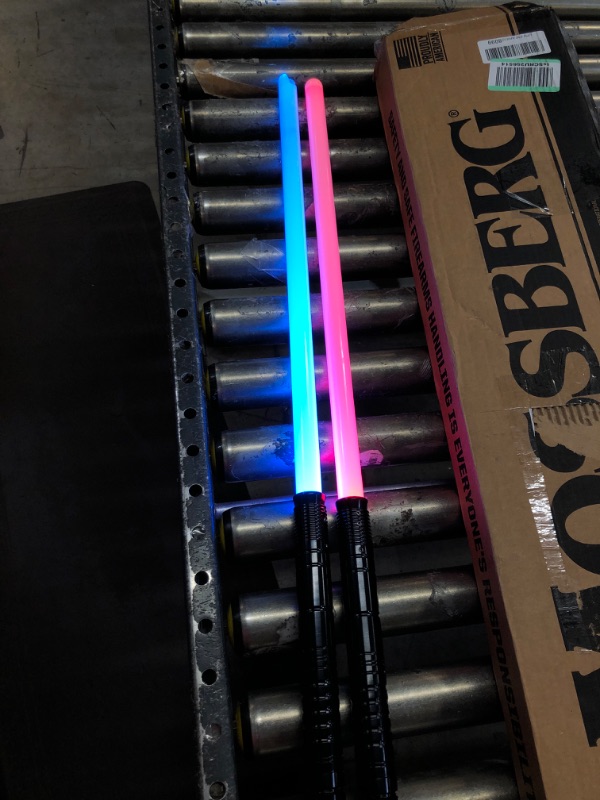 Photo 1 of 2 Pack Metal Hilt Light Sabers 