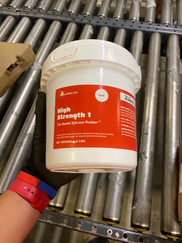 Photo 2 of Alumilite High Strength 1 Tin-Based Silicone Rubber Molding [10 lb 2 Part Kit] 10:1 Ratio Liquid Mix with Catalyst | DIY Making & Casting Resin of 1 or 2-Piece Molds with Exceptional Tear Resistance