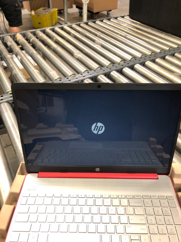 Photo 3 of HP Pavilion 15.6" HD Laptop Computer, Intel Pentium Processor, 8GB RAM, 256GB SSD, Webcam, USB-C, HDMI, Ethernet RJ-45, WiFi, Includes 1-Year Microsoft 365, Windows 11 S, Scarlet Red, TiTac Card
