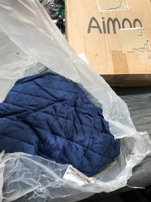 Photo 1 of aimon double sided weighted blanket