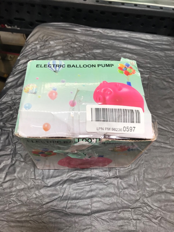 Photo 3 of Chamvis Electric Balloon Pump, 110V 600W Balloon Inflator/Blower Pump: for Fast and Easy Filling Balloons Balloon Arch Kit Balloon Garland Kit Party Balloon Decorations Pink