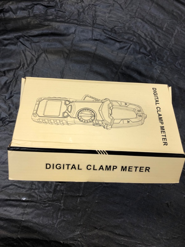Photo 2 of KAIWEETS HT206D Digital Clamp Meter T-RMS 6000 Counts, Multimeter Voltage Tester Auto-ranging, Measures Current Voltage Temperature Capacitance Resistance Diodes Continuity Duty-Cycle (AC/DC Current) 6000 Counts AC/DC Current