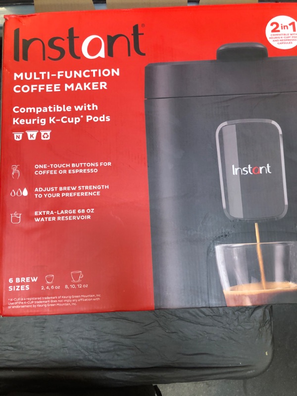 Photo 1 of 3-in-1 Single Cup Black Multifunction Drip Coffee Maker