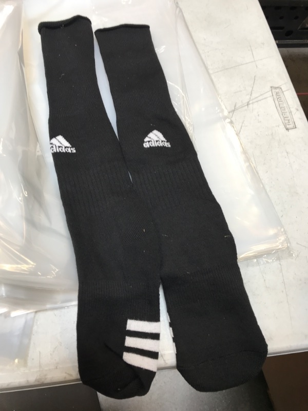 Photo 2 of adidas unisex Rivalry Soccer OTC Sock Team SIZE Small Black/White