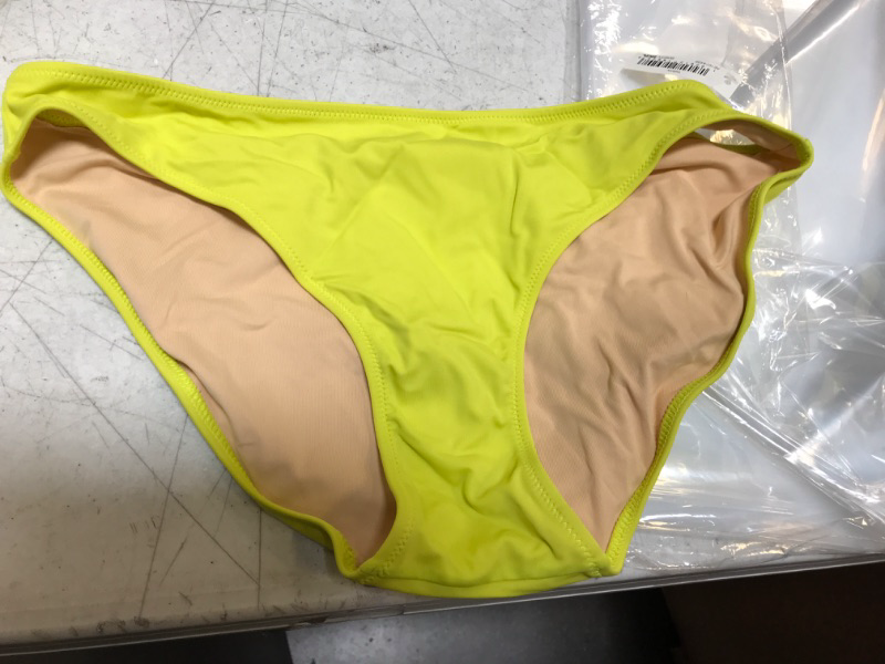 Photo 2 of Amazon Essentials Women's Classic Bikini Swimsuit Bottom SIZE Medium Yellow