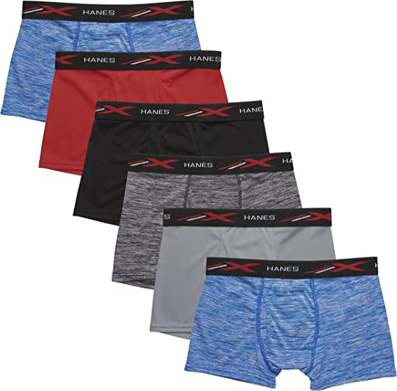 Photo 1 of HANES 6-PCK  Boxer Brief Underwear, 6-Pack