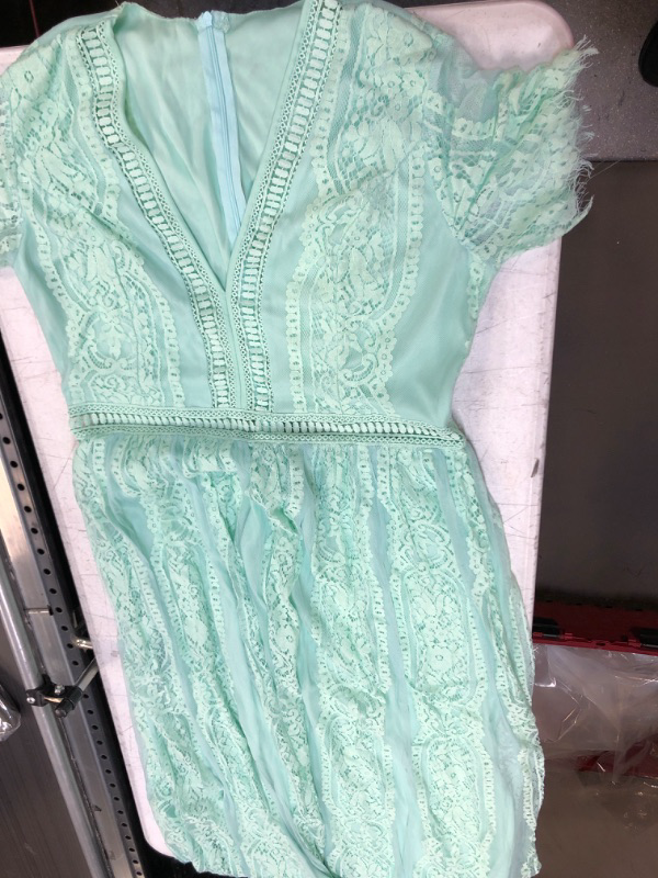 Photo 1 of AQUA GREEN DRESS SIZE XL