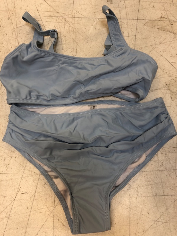 Photo 1 of 2 PIECE BLUE SWIMSUIT SIZE XS