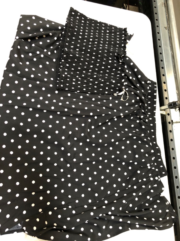 Photo 1 of 2 PIECE SKIRT AND TOP SET POLKA DOT SIZE XL