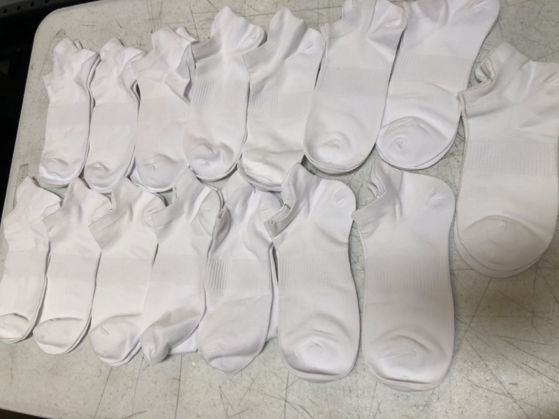 Photo 1 of 15-PACK WHITE SOCKS 