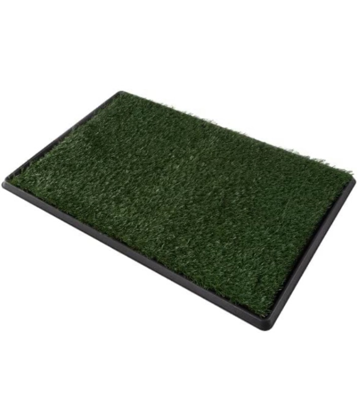 Photo 1 of Artificial Grass Puppy Pee Pad for Dogs and Small Pets - 20x30 Reusable 3-Layer Training Potty Pad with Tray - Dog Housebreaking Supplies by PETMAKER