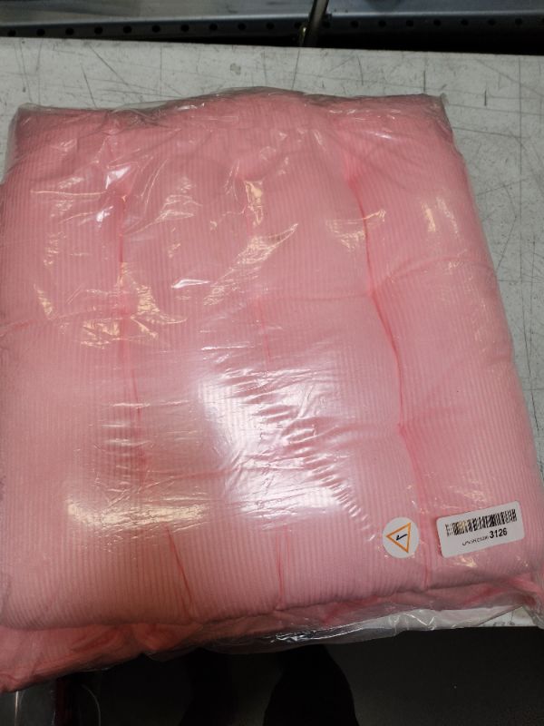 Photo 1 of  Seat Cushion with Ties for Kitchen Chairs - 2PC COLOR PINK