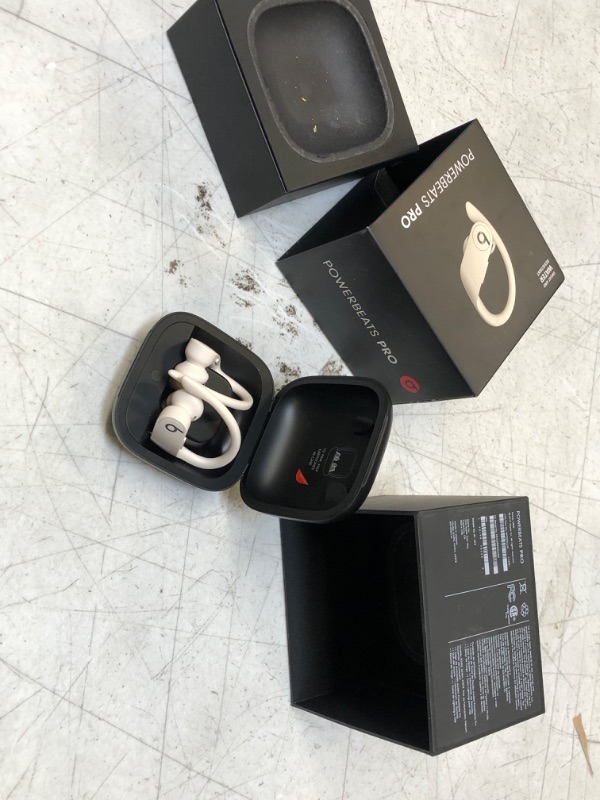 Photo 2 of Beats Powerbeats Pro Wireless Earbuds - Apple H1 Headphone Chip, Class 1 Bluetooth Headphones, 9 Hours of Listening Time, Sweat Resistant, Built-in Microphone - Ivory Ivory Powerbeats Pro