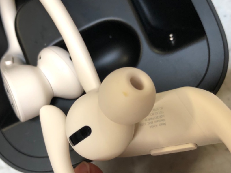 Photo 4 of Beats Powerbeats Pro Wireless Earbuds - Apple H1 Headphone Chip, Class 1 Bluetooth Headphones, 9 Hours of Listening Time, Sweat Resistant, Built-in Microphone - Ivory Ivory Powerbeats Pro