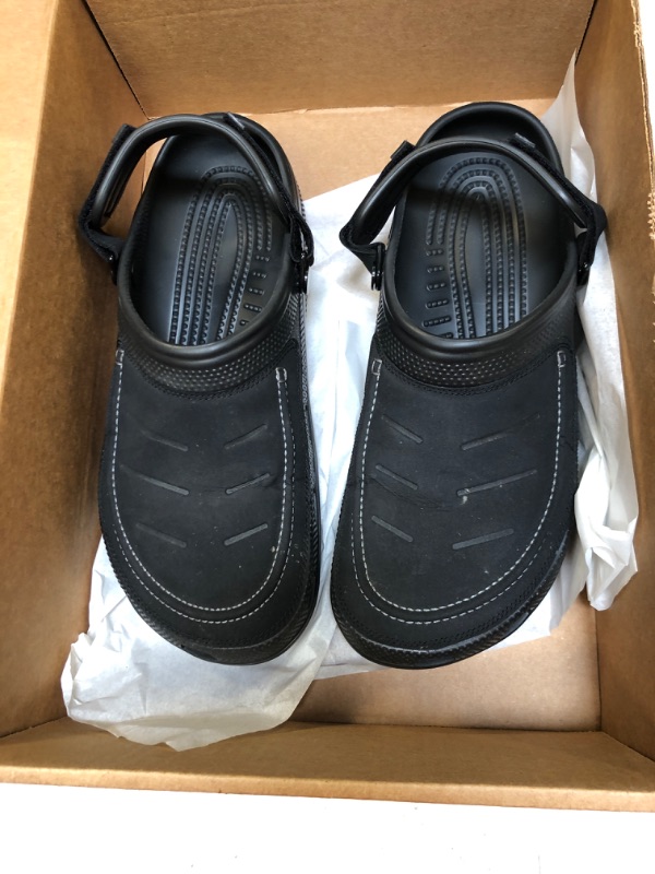 Photo 1 of BLACK CROCS SIZE 13