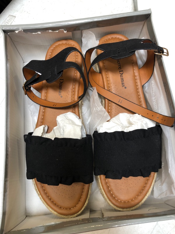 Photo 1 of BLACK SANDALS SIZE 11