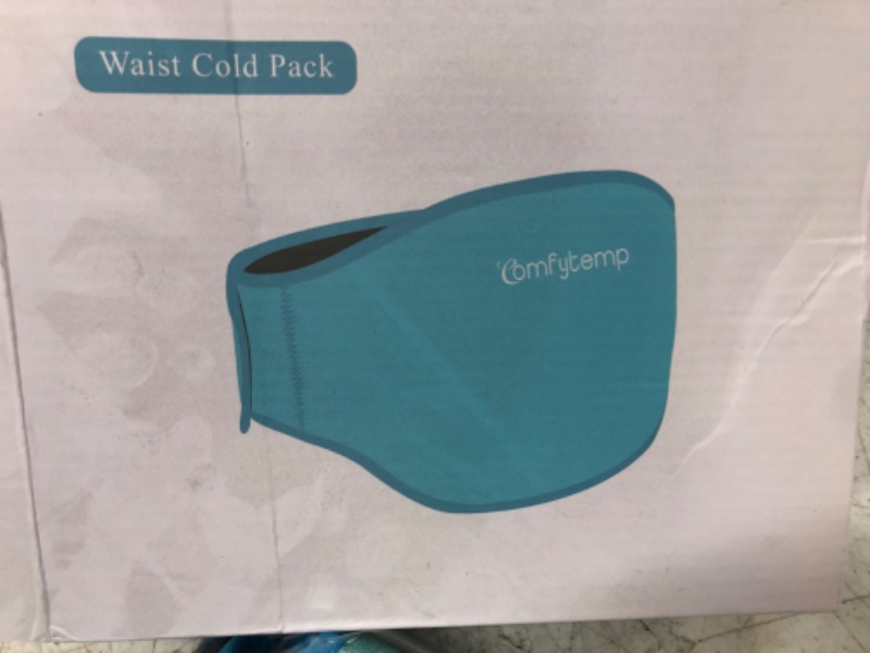 Photo 2 of Ice Pack for Back Pain Relief, Comfytemp Reusable Gel Lower Back Ice Pack Wrap for Injuries with Hot & Cold Compress, Back Relief for Lower Back, Lower Lumbar, Waist, Sciatic Nerve, Herniated, Coccyx