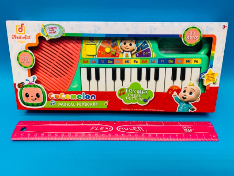 Photo 1 of 222553…  cocomelon musical keyboard 