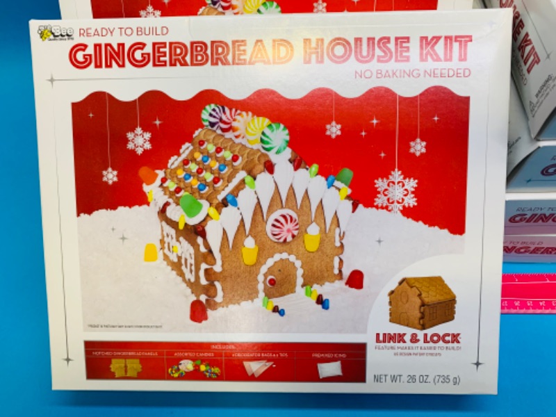 Photo 2 of 222575…7 large Gingerbread house kits