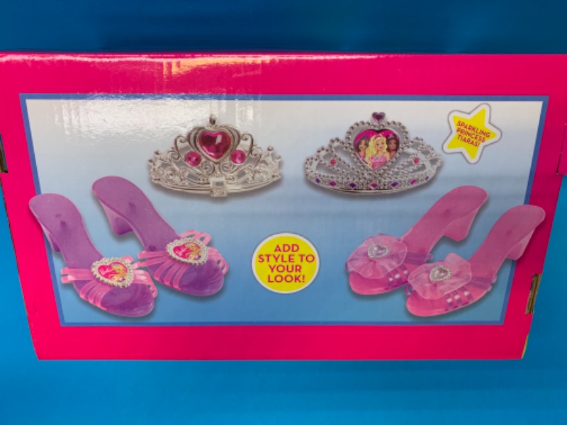 Photo 2 of 222601…. Barbie play shoe and tiara set