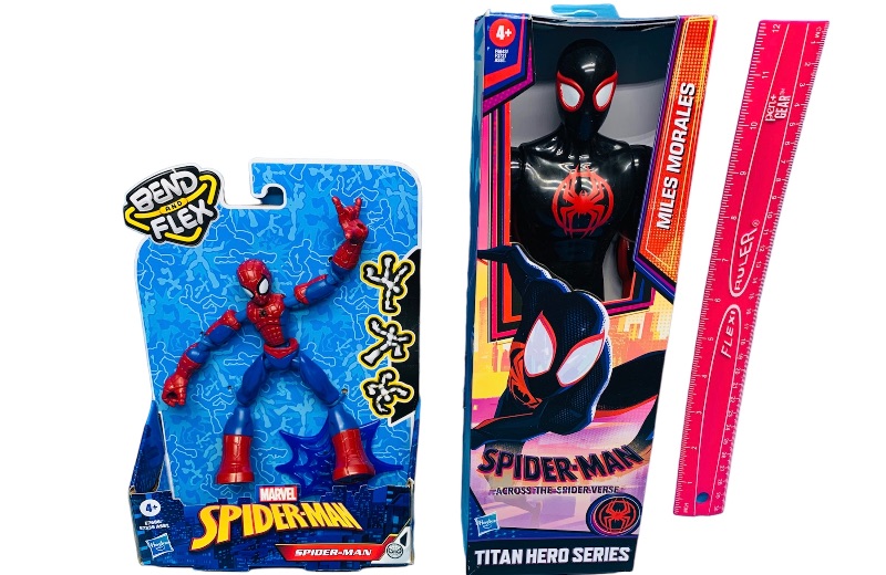 Photo 1 of 222605…Spider-Man figure and bend and flex toys