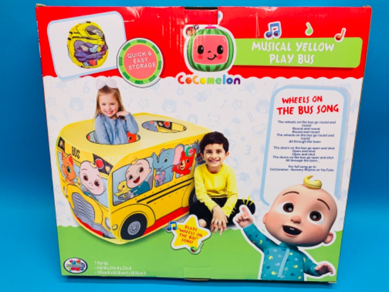 Photo 2 of 222626…cocomelon musical yellow play bus pop up toy