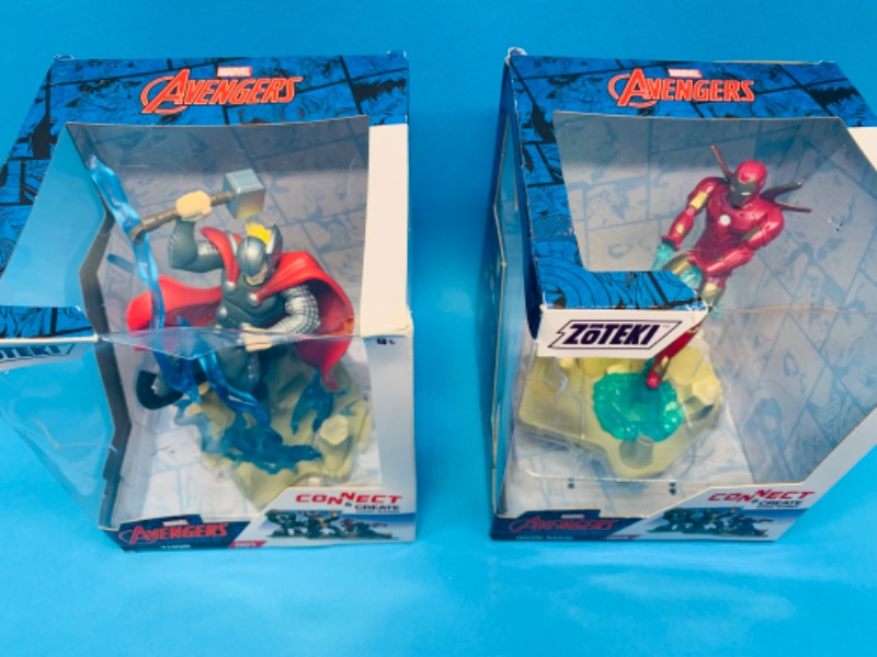 Photo 2 of 222635… 2 Zoteki Marvel connect and create figure toys