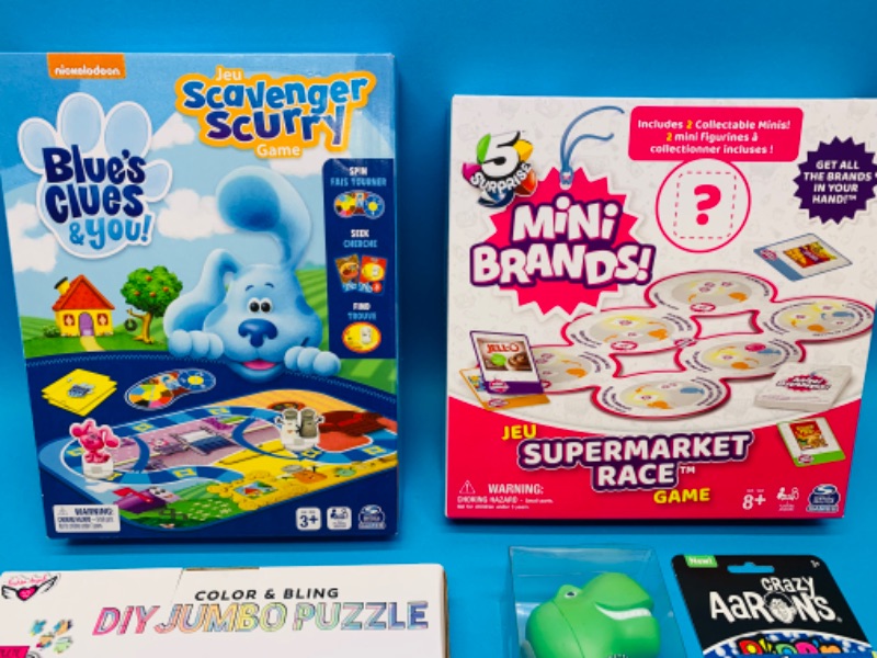 Photo 3 of 222639…Blue’s Clues, Mini Brands games, puzzles, putty, and more