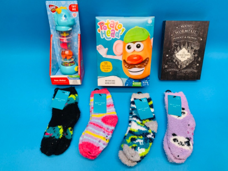 Photo 1 of 222651…potato head, wizard sign, fuzzy socks and more