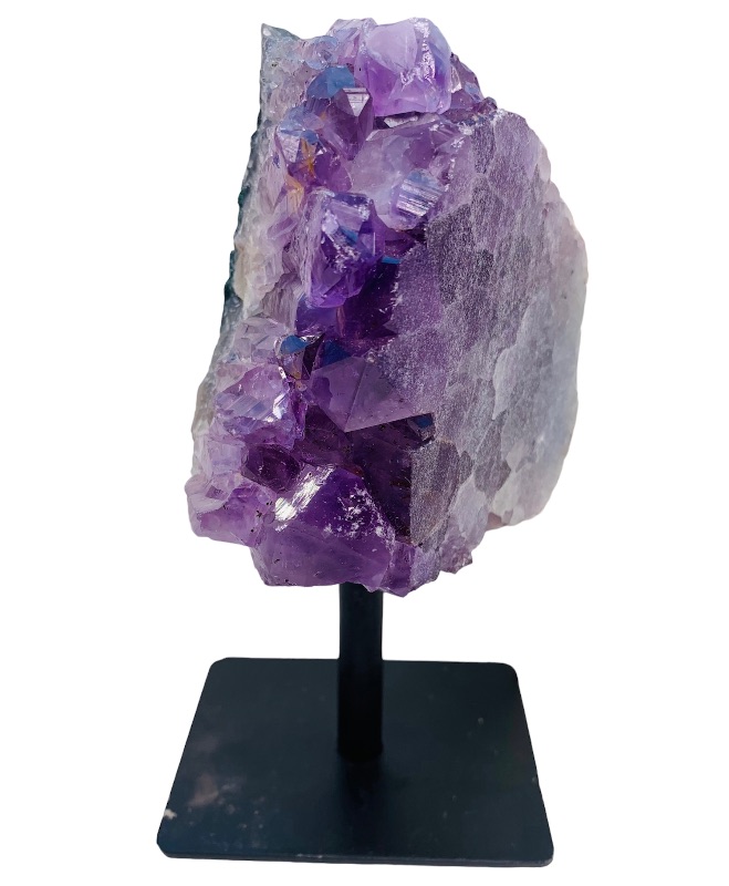 Photo 1 of 222657…6” amethyst crystal rock on stand-height includes stand 