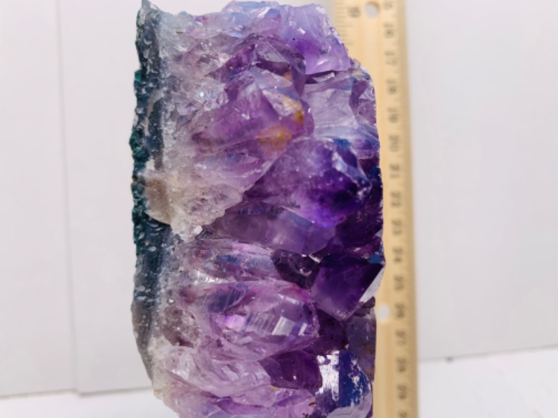 Photo 3 of 222657…6” amethyst crystal rock on stand-height includes stand 