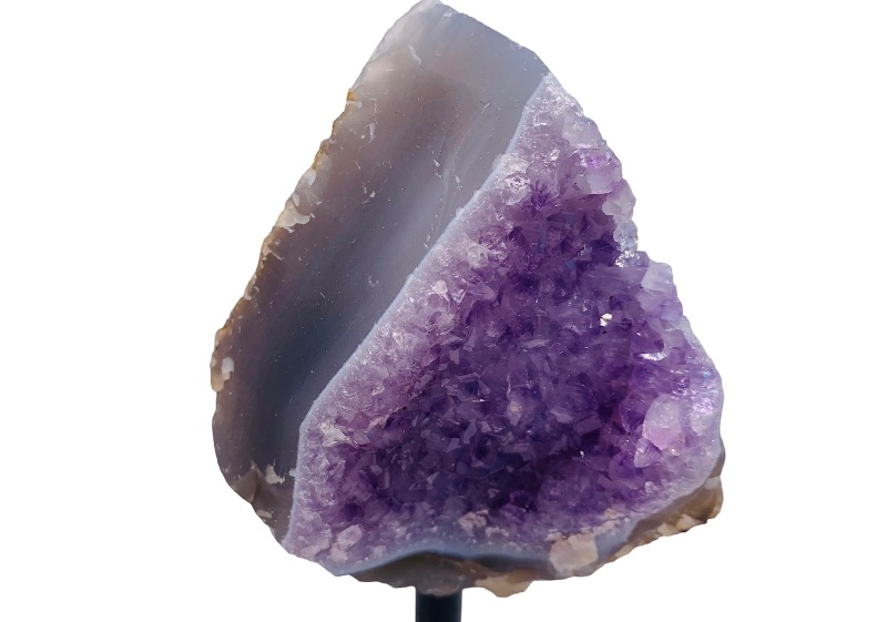 Photo 1 of 222658…6” amethyst rock on stand- height includes stand 