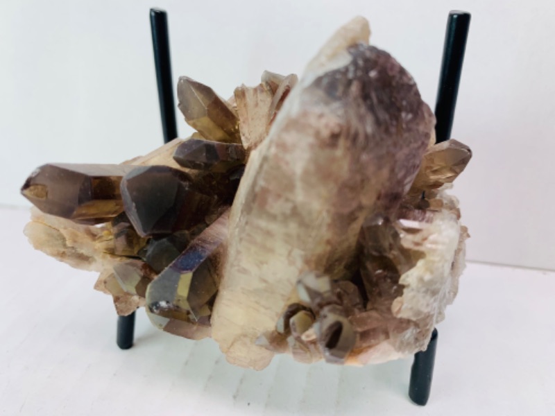 Photo 2 of 222663…4” smokey quartz rock on stand